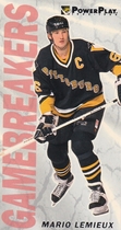 1993 Fleer Powerplay Gamebreakers #5 Mario Lemieux