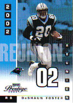 2003 Playoff Prestige 2002 Reunion #R6 DeShaun Foster