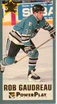 1993 Fleer Powerplay 2nd Year Stars #1 Rob Gaudreau