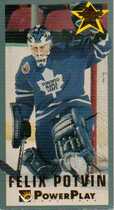 1993 Fleer Powerplay 2nd Year Stars #8 Felix Potvin