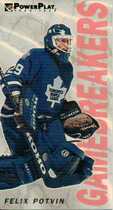 1993 Fleer Powerplay Gamebreaks #7 Felix Potvin