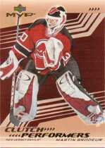 2003 Upper Deck MVP Clutch Performers #CP3 Martin Brodeur