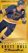 1993 Fleer Powerplay Point Leaders #4 Brett Hull