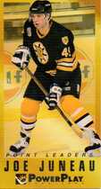 1993 Fleer Powerplay Point Leaders #6 Joe Juneau