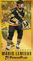 1993 Fleer Powerplay Point Leaders #8 Mario Lemieux
