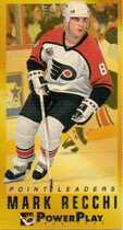 1993 Fleer Powerplay Point Leaders #12 Mark Recchi