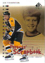 2000 SP Authentic Parents Scrapbook #PS2 Joe Thornton