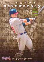 2001 Topps Noteworthy #TN6 Chipper Jones