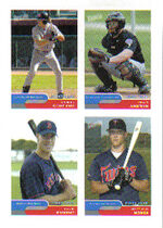 2004 Topps Bazooka 4 on 1 Sticker #37 Craig Ansman|Rodney Choo Foo|David Murphy|Matt Moses