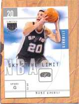 2003 Skybox LE Sky's the Limit #12SL Manu Ginobili