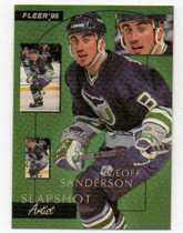 1994 Fleer Slapshot Artists #9 Geoff Sanderson