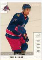 2002 BAP Memorabilia Update (301-400) #341 Paul Manning