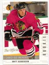 2002 BAP Memorabilia Update (301-400) #390 Matt Henderson