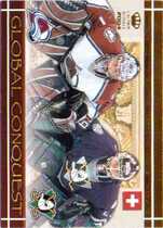 2003 Pacific Crown Royale Global Conquest #9 David Aebischer|Martin Gerber