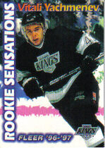1996 Fleer Rookie Sensations #10 Vitali Yachmenev