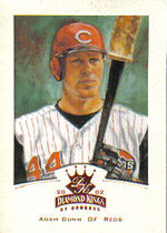 2002 Donruss Diamond Kings Bronze Foil #2 Adam Dunn