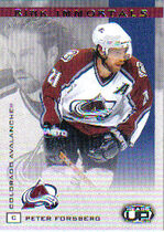 2003 Pacific Heads-Up Rink Immortals #2 Peter Forsberg