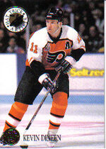 1993 Leaf Hat Trick Artists #6 Kevin Dineen