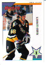 1993 Panini Stickers #136 Mario Lemieux