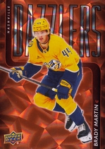 2025 Upper Deck Dazzlers Orange Series 2 #DZ-89 Brady Martin