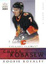 2002 Pacific Crown Royale Rookie Royalty #5 Chuck Kobasew