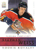 2002 Pacific Crown Royale Rookie Royalty #12 Stephen Weiss
