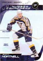 2002 Upper Deck Number Crunchers #NC7 Scott Hartnell