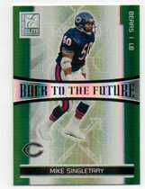 2006 Donruss Elite Back to the Future Green #BTF-16 Singletary|Urlacher