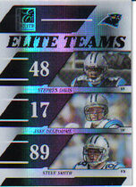 2006 Donruss Elite Elite Teams Black #ET-3 Davis|Delhomme|Smith