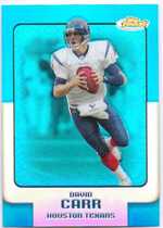 2006 Finest Blue Refractors #115 David Carr