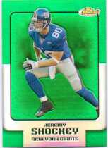 2006 Finest Green Refractors #103 Jeremy Shockey