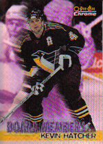 1998 O-Pee-Chee OPC Chrome Board Members Refractor #14 Kevin Hatcher
