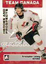 2006 ITG Heroes and Prospects Base Set #145 Kristopher Letang