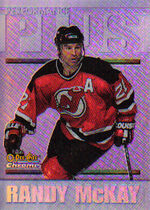 1998 O-Pee-Chee OPC Chrome Seasons Best Refractor #29 Randy mckay