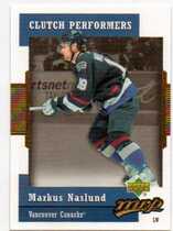 2006 Upper Deck MVP Clutch Performers #CP23 Markus Naslund
