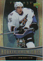 2006 Upper Deck Trilogy #160 Jonas Johansson