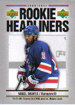 2006 Upper Deck Rookie Headliners #RH11 Nigel Dawes