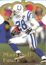 1995 Pacific Gold Crown Die Cuts #DC-7 Marshall Faulk