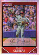 2007 Bowman Chrome Refractors #89 Orlando Cabrera