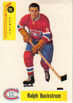 1992 Parkhurst Reprints #PR-18 Ralph Backstrom