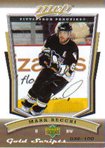 2007 Upper Deck MVP Gold Script #203 Mark Recchi