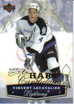 2007 Upper Deck MVP Hart Candidates #HC5 Vincent LeCavalier