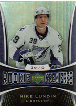 2007 Upper Deck Trilogy #177 Mike Lundin