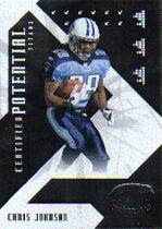 2008 Leaf Certified Materials Certified Potential #5 Chris Johnson