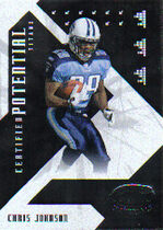 2008 Leaf Certified Materials Certified Potential #CP-5 Chris Johnson