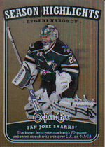 2008 Upper Deck OPC Season Highlights #SH-5 Evgeni Nabokov
