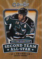 2008 Upper Deck OPC Second Team All Stars #2ND-JT Joe Thornton