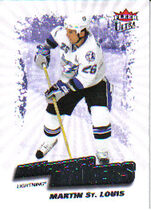 2008 Ultra Difference Makers #DM10 Martin St. Louis