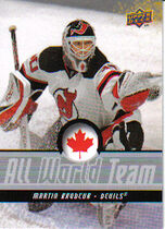 2008 Upper Deck All-World Team #AWT5 Martin Brodeur