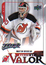 2008 Upper Deck MVP Marked by Valor #MV1 Martin Brodeur